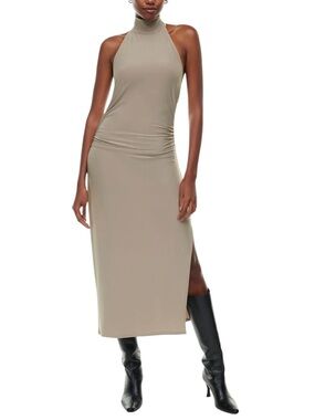 Wilfred Remedy sleeveless backless halter midi dress XL excellent condition